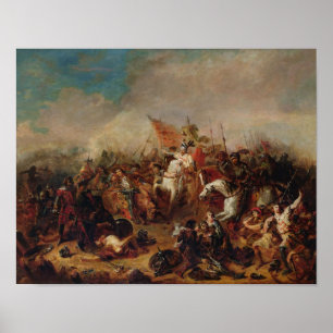 Póster La batalla de los hastings en 1066