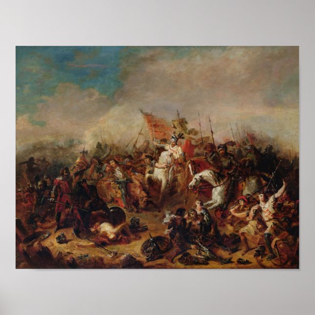 Póster La batalla de los hastings en 1066 (Frente)