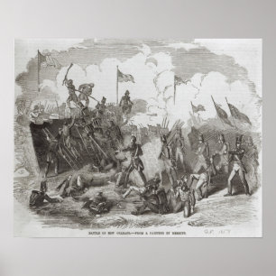 Póster La batalla de New Orleans