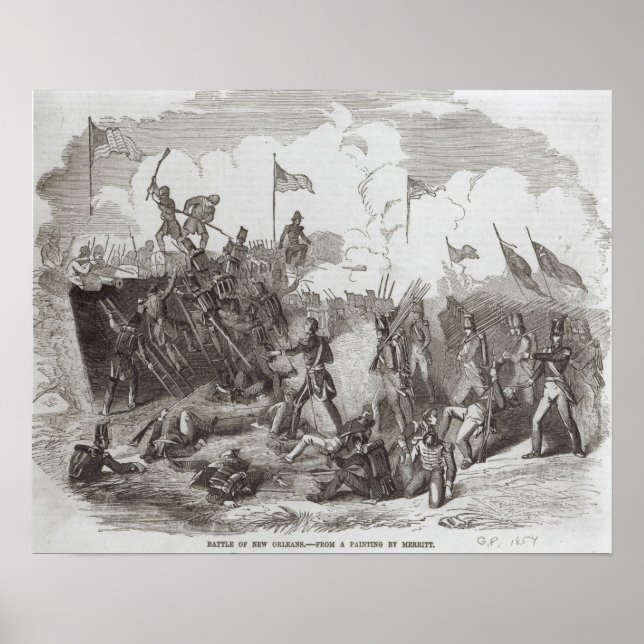Póster La batalla de Nueva Orleans (Frente)