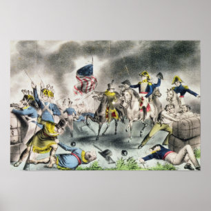 Póster La batalla de Nueva Orleans, pub.Nathaniel Currier