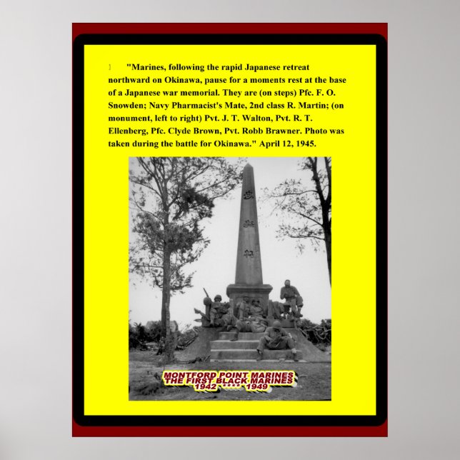 PÓSTER LA BATALLA DE OKINAWA 1945 (Frente)