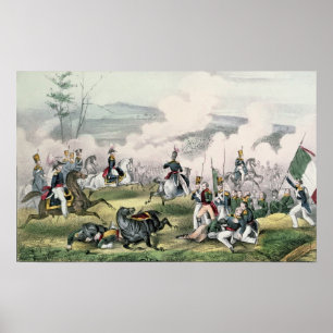 Póster La batalla de Palo Alto, California, 8 de mayo de