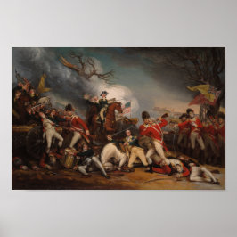 Póster La batalla de Princeton - John Trumbull