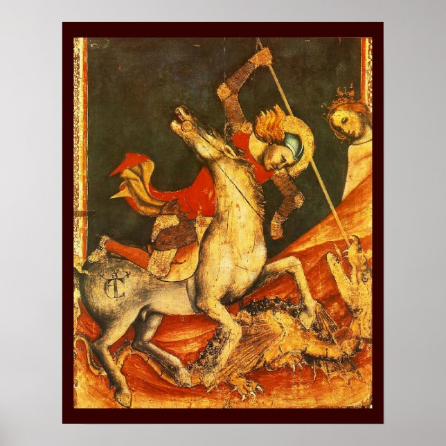Póster La batalla de San Jorge con el dragón (Frente)