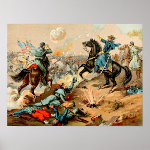 Póster La batalla de Shiloh