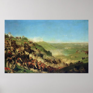 Póster La batalla de Solferino, 24 de junio de 1859