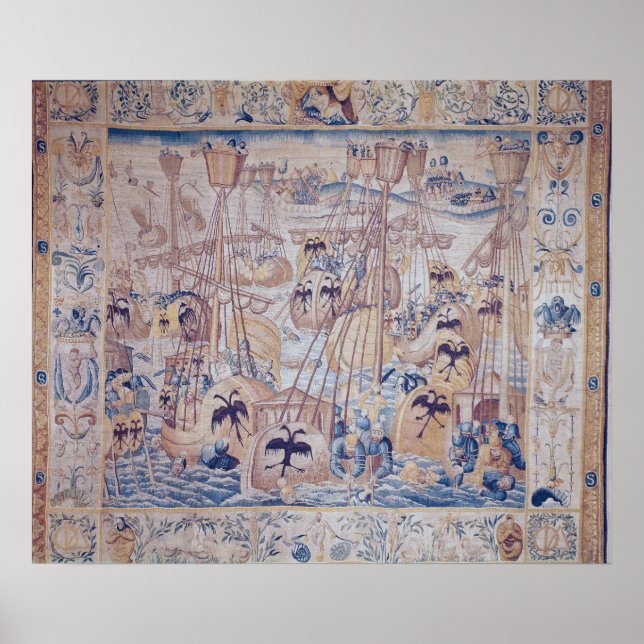 Póster La batalla de Túnez o de Lepanto (Frente)