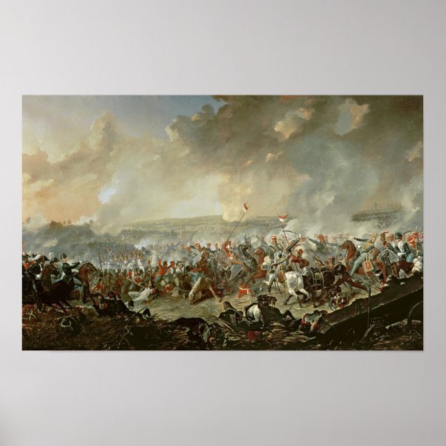 Póster La batalla de Waterloo, 18 de junio de 1815 (Frente)