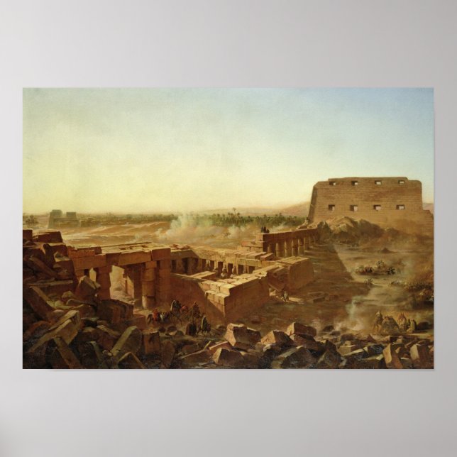Póster La batalla en el templo de Karnak (Frente)