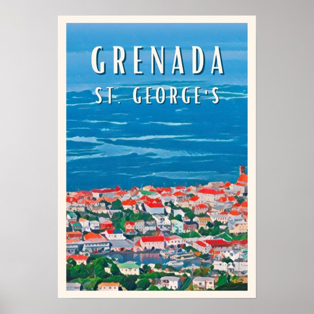Póster La beauté tropicale de Grenade à Saint George's (Frente)