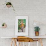 Póster La bella bailarina balinesa Vintage Bali Travel<br><div class="desc">Impresión de reproducción del ilustracion original que presenta a una hermosa joven bailarina balinesa con traje tradicional haciendo una pose de baile, restaurada digitalmente a discreción del artista. Perfecto para la decoración de la pared. El marco y esto haría una hermosa decoración de habitación de estilo retro en un bar,...</div>