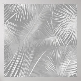 Póster La bella Palm deja la naturaleza elegante clásica