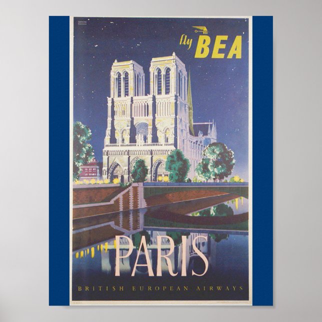 Póster La bella París (Frente)