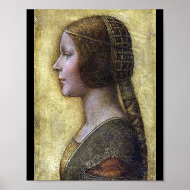 Póster La bella princesa, Leonardo da Vinci (Frente)
