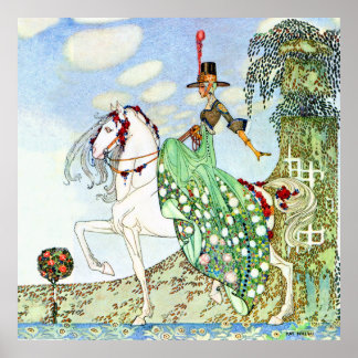 Póster La bella princesa Minotte de Kay Nelsen