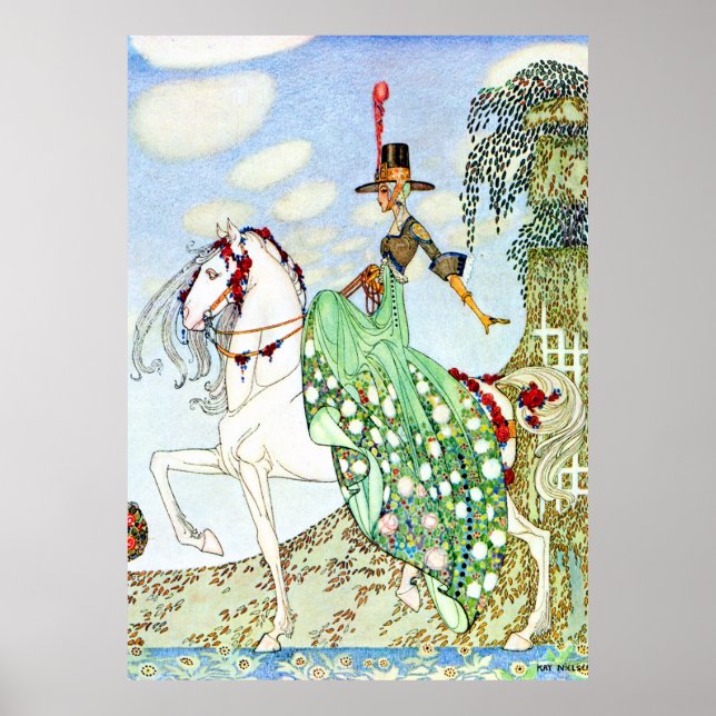 Póster La bella princesa Minotte de Kay Nielsen (Frente)