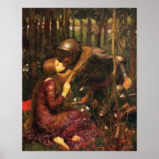 Póster La Belle Dame sans Merci - John William Waterhouse (Frente)