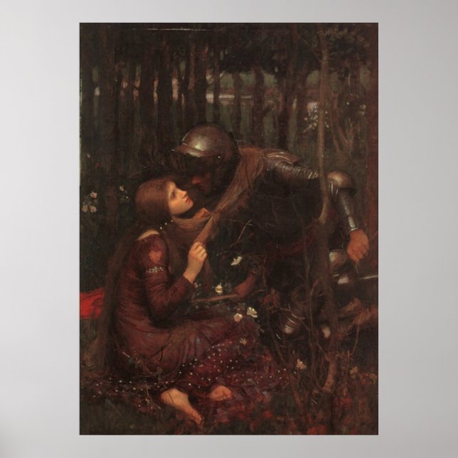 Póster La Belle Dame Sans MGracias Canvas Imprimir (Frente)
