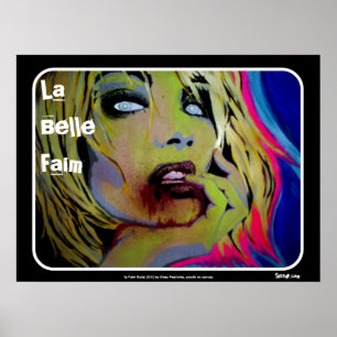 Póster "La Belle Faim" Poster zombie