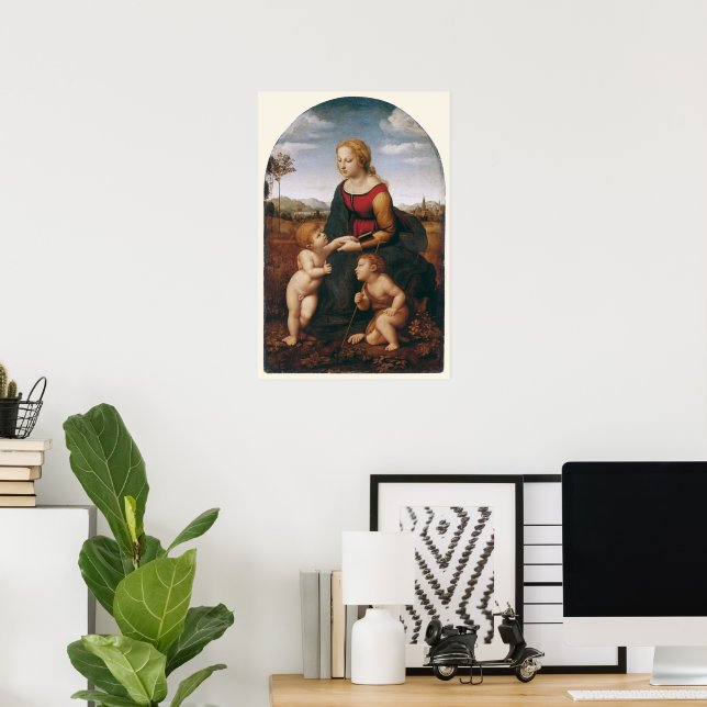 Póster La Belle Jardinière por Rapahel (Oficina en casa)