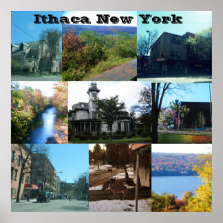 PÓSTER LA BELLEZA DE ITHACA, POSTER DE NUEVA YORK