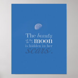 Póster La belleza de la luna: Ella cicatrices por Kelly