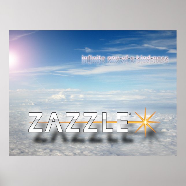 Póster La belleza de Zazzle es... (Frente)