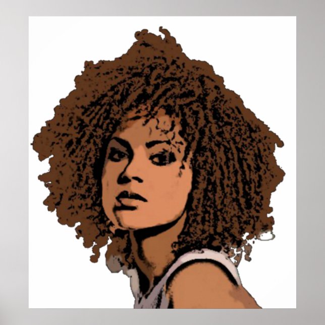 Póster La belleza del Poster del pelo (Frente)