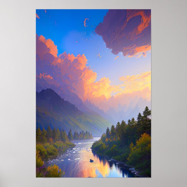 Póster La belleza dinámica de la naturaleza (Frente)