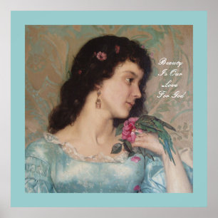 Póster La belleza es nuestro amor por Dios