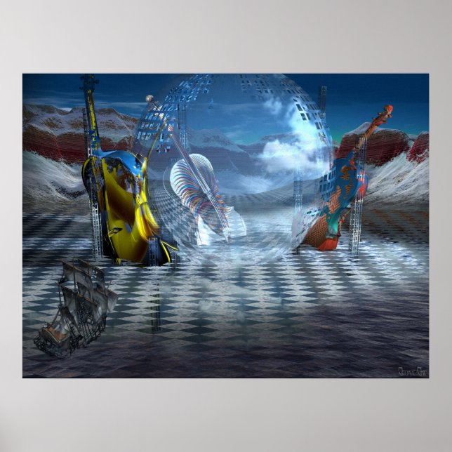 Póster La belleza perdida de la discordia (Frente)