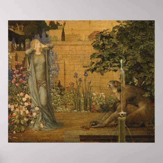 Póster La belleza y la bestia (Frente)