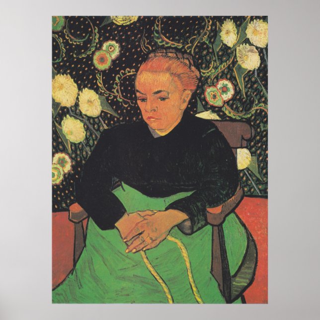 Póster La Berceuse (Augustine Roulin) de Vincent Van Gogh (Frente)