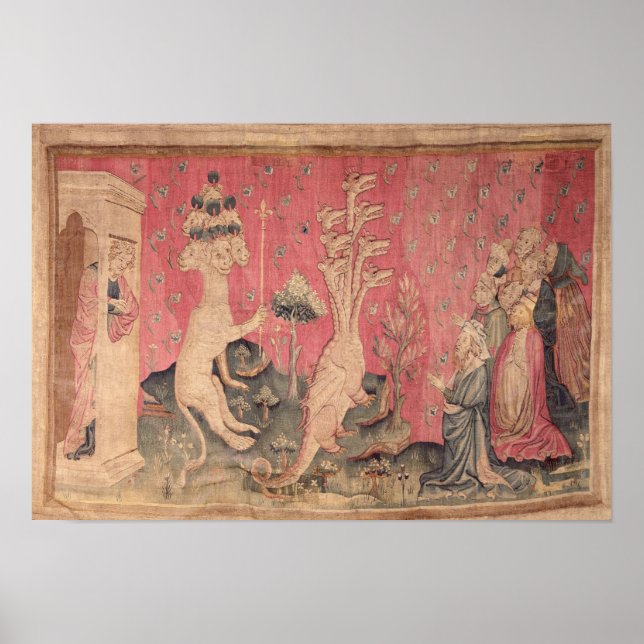 Póster La bestia de siete cabezas desde el mar (Frente)