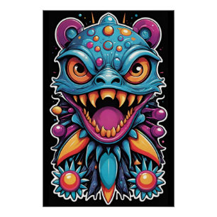 Póster La Bestia Se Festejará Sin Aviso - Ken Gage