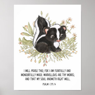 Póster La Biblia acuarela, hecha con miedo y maravilla