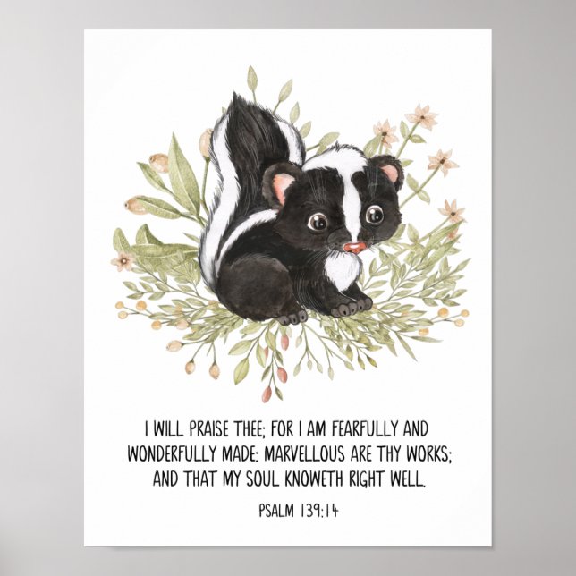 Póster La Biblia acuarela, hecha con miedo y maravilla (Frente)