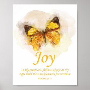 Póster La Biblia Cristiana Mariposa de Mujeres Verse:Aleg