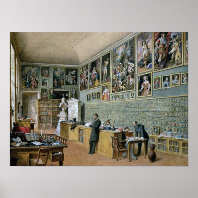 Póster La biblioteca (Frente)