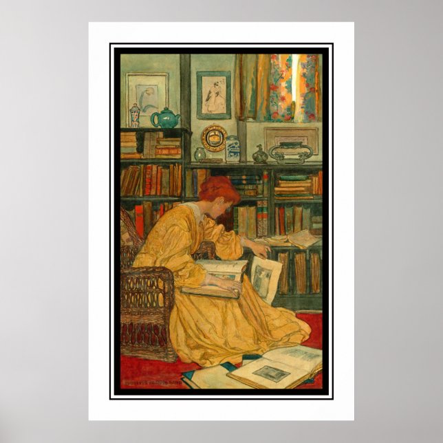 Póster La biblioteca de Elizabeth Shippen Green (Frente)