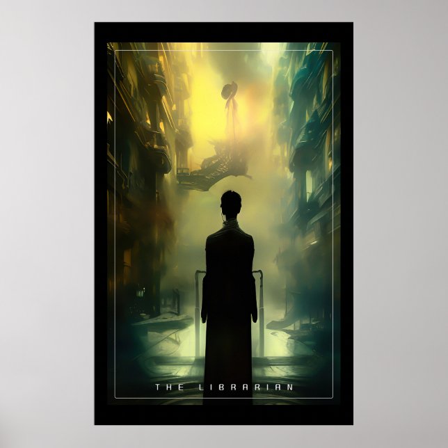 Póster La bibliotecaria (Frente)