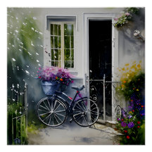 La bicicleta de jardín