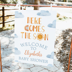 Póster La bienvenida Baby Shower de Son