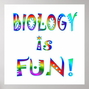 Póster La biología es divertida - a partir de $11.80