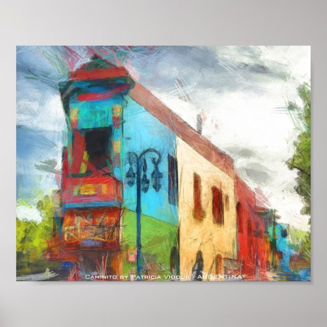 Póster La Boca Caminito (Frente)
