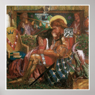 Póster La boda de San Jorge y de princesa Sabra