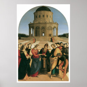 Póster La boda del poster de la Virgen