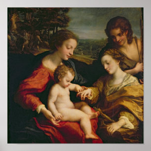 Póster La boda mística de St. Catherine de