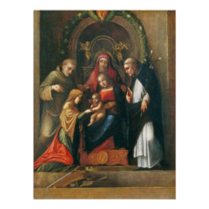 Póster La boda mística del santo Catherine